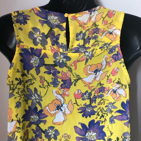 HD in Paris ANTHROPOLOGIE Ruffled Sleeveless sz XS - Picture 5 of 7
